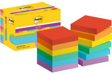 POST-IT Haftnotiz Post-it® Super Sticky Notes Playful