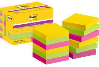 POST-IT Haftnotiz Post-it® Super Sticky Notes Carnival