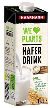 NAARMANN Pflanzendrink NAARMANN Hafer TetraPak 12 x 1 l/Pack.