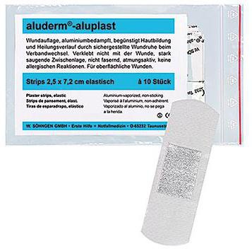 ALUDERM Wundpflaster aluderm® aluplast 2,5 x 7,2 cm (B x L)