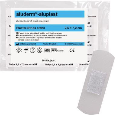 [9199153198] ALUDERM Wundpflaster aluderm® aluplast 2,5 x 7,2 cm (B x L)