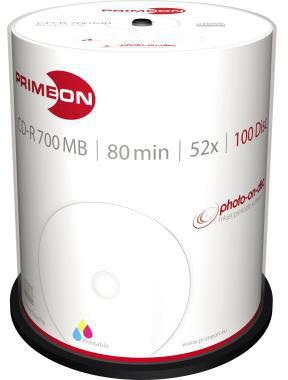 PRIMEON CD-R PRIMEON 700Mbyte 52x 50 St./Pack.