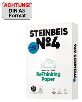 [9199153565] STEINBEIS Kopierpapier Steinbeis No. 4 Evolution White DIN A4 (DIN A3)