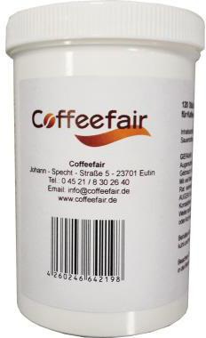 COFFEEFAIR Kaffeeautomatreiniger Coffeefair 120 x 1,2 g/Pack.