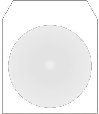 MEDIARANGE CD/DVD Hülle MediaRange 12,4 x 12,4 cm (B x H)