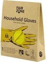FAIR ZONE Gummihandschuh FAIR ZONE M Naturkautschuk gelb