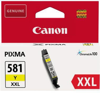 [9199153695] CANON Tintenpatrone Canon Originalzubehör CLI-581XXL Y