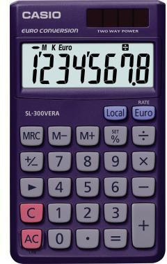 CASIO Taschenrechner CASIO® SL-300VERA 1 x 8-stellig blau