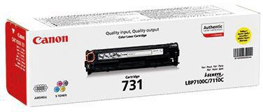 CANON Toner Canon Originalzubehör 731Y ca. 1.500