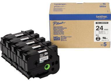 [9199153874] BROTHER Schriftbandkassette Brother P-touch HGe-251V5 24 mm x 8 m (B