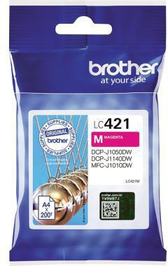 [9199153948] BROTHER Tintenpatrone Brother Originalzubehör LC-421M ca. 200