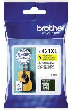 BROTHER Tintenpatrone Brother Originalzubehör LC-421XLY