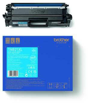 BROTHER Toner Brother Originalzubehör TN-821XLC