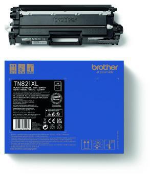 BROTHER Toner Brother Originalzubehör TN-821XLBK