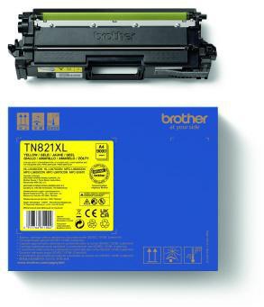 BROTHER Toner Brother Originalzubehör TN-821XLY