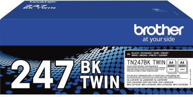 BROTHER Toner Brother Originalzubehör TN-247BKTWIN