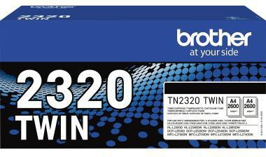 BROTHER Toner Brother Originalzubehör TN-2320TWIN