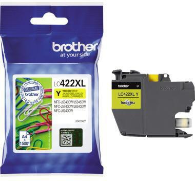 BROTHER Tintenpatrone Brother Originalzubehör LC-422XLY