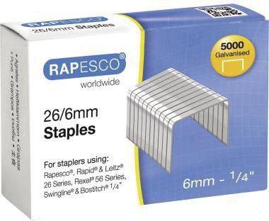 RAPESCO Heftklammer RAPESCO 24/6 Stahl 5.000 St./Pack.