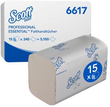 SCOTT Papierhandtuch Scott® EssentialT 21,2 x 20 cm (B x L)