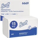 SCOTT Papierhandtuch Scott® EssentialT 31,8 x 20 cm (B x L)