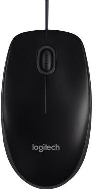 LOGITECH Optische PC Maus Logitech B100 Linkshänder Rechtshänder