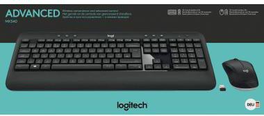 LOGITECH Tastatur-Maus-Set Logitech MK540 QWERTZ Windows®