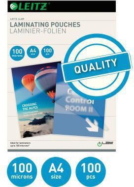 [9199154441] LEITZ Laminierfolie Leitz 216 x 303 mm (B x H) DIN A4 100µm (100 µm)