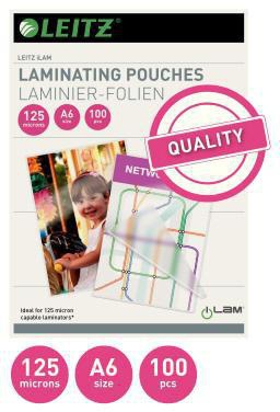 [9199154437] LEITZ Laminierfolie Leitz iLAM 154 x 111 mm (B x H) DIN A6