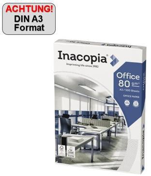 INACOPIA Multifunktionspapier Inacopia office DIN A3 80g/m² weiß 500