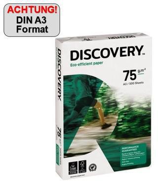 DISCOVERY Kopierpapier Discovery Discovery DIN A3 75g/m²