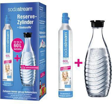 SODASTREAM CO2-Zylinder sodastream 1 l Glasflasche
