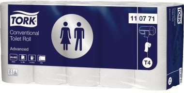 TORK Toilettenpapier Tork Advanced 2-lagig Tissue weiß 400