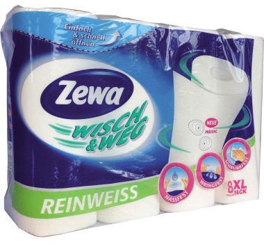 ZEWA Küchenrolle Zewa Wisch & Weg 2-lagig weiß 8