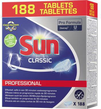 SUN Spülmaschinentabs SUN Professional Classic 188 St./Pack.