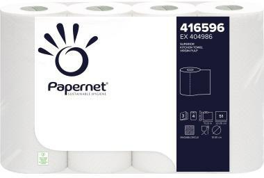 PAPERNET Küchenrolle Papernet Superior 3-lagig Zellstoff weiß