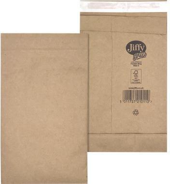 JIFFY Papierpolstertasche Jiffy® Nr. 0 mit Haftklebung Kraftpapier