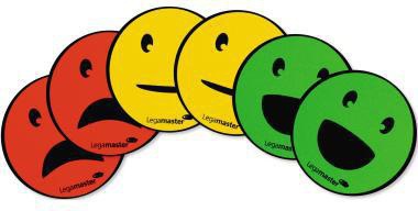 LEGAMASTER Magnet Legamaster Emoticon 50mm farbig
