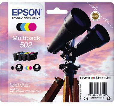EPSON Tintenpatrone Epson Originalzubehör 502 ca. 210 Seiten