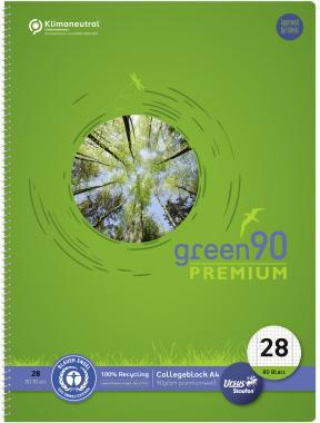 [9199155139] STAUFEN Collegeblock Staufen Green DIN A4 kariert mit Rand