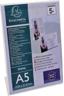 EXACOMPTA Tischaufsteller Exacompta Office Exacryl 15 x 21,4 x 7,6