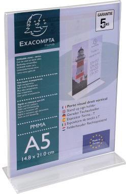 EXACOMPTA Tischaufsteller Exacompta Office Exacryl 15 x 21,4 x 5,5