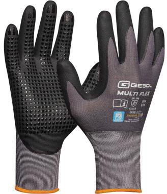 GEBOL Arbeitshandschuh GEBOL MULTI FLEX 7 II 96 % Nylon 4 %